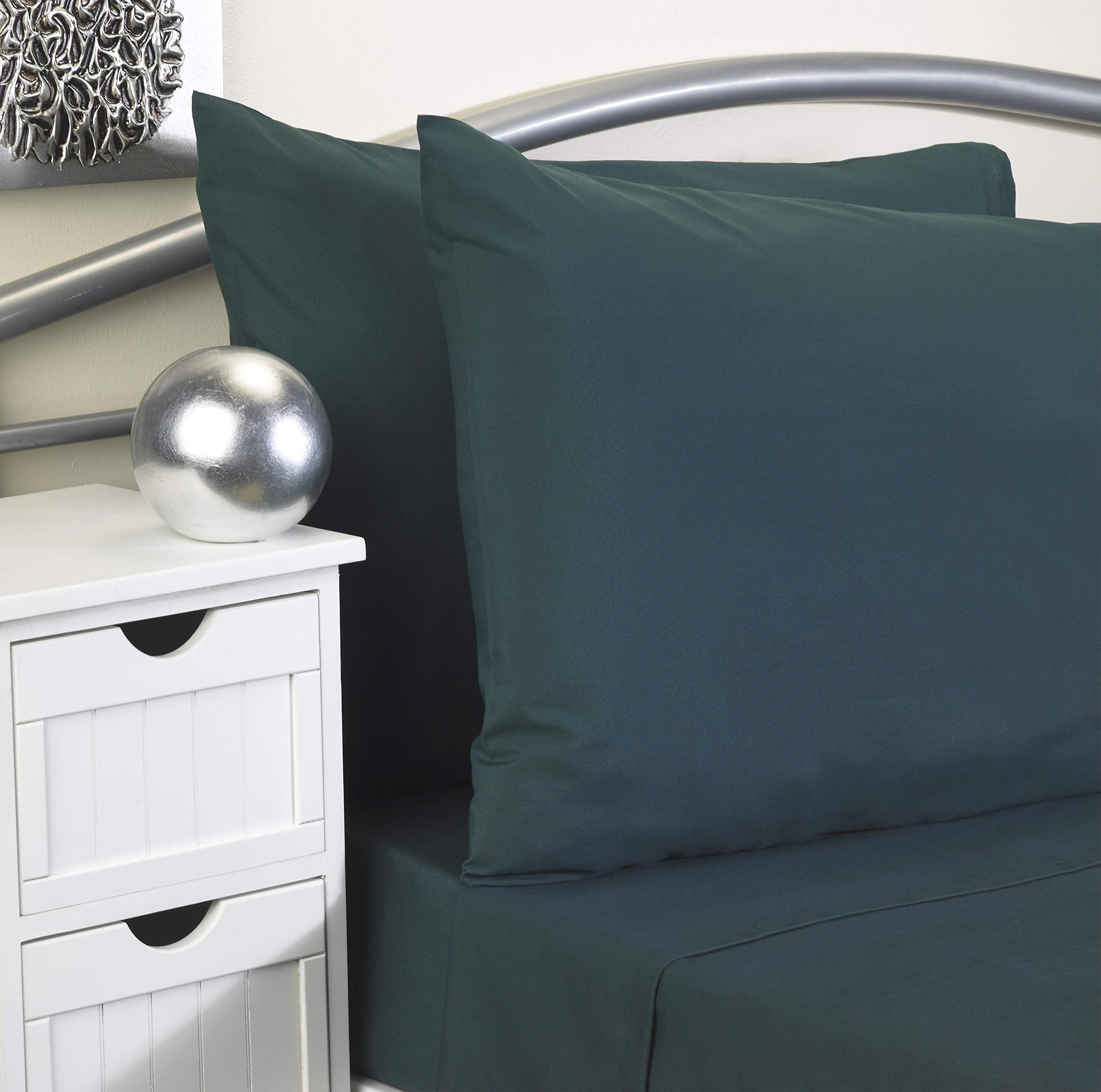 Tiacare Jade Bed Linen - Fire Retardant To Bs En 7175 (, Single - Duvet Cover)