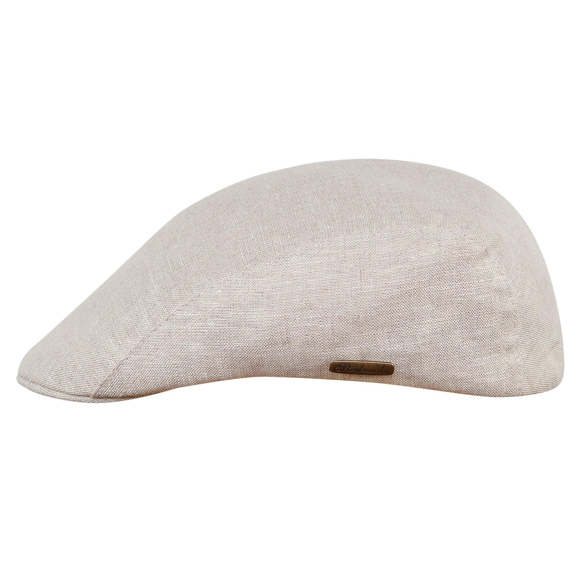 Sterkowski Gecko - Gorro de Verano (100% Lino, Muy Ligero, con Banda de algodón para el Sudor