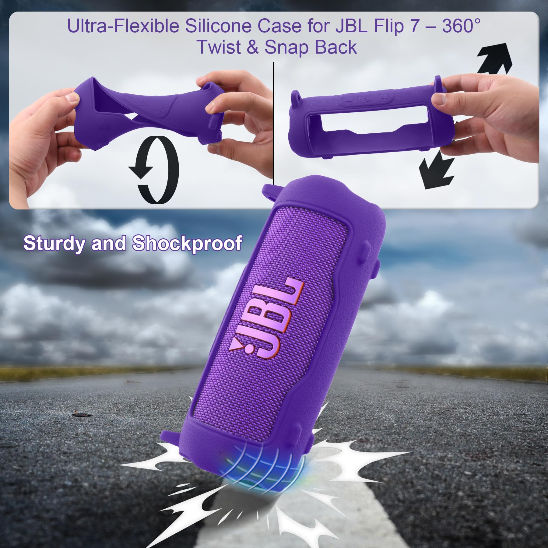 khanka for JBL Flip 7 Waterproof Portable Bluetooth Speaker