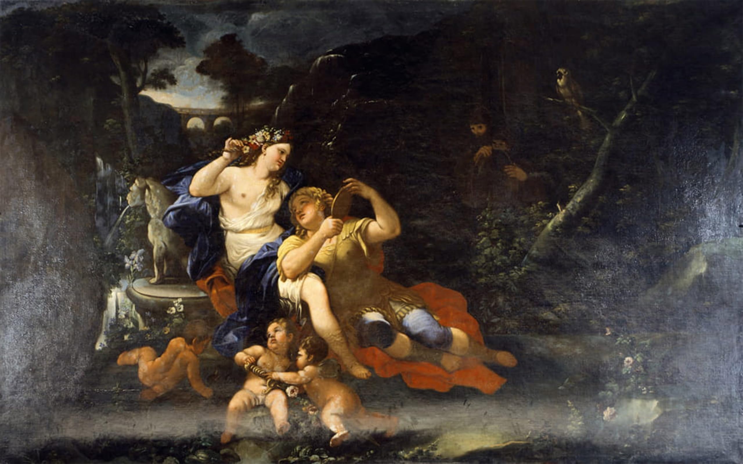 Cuadro Rinaldo e Armida de YIMACBJXX, lienzo decorativo para hogar de 60x90cm 5