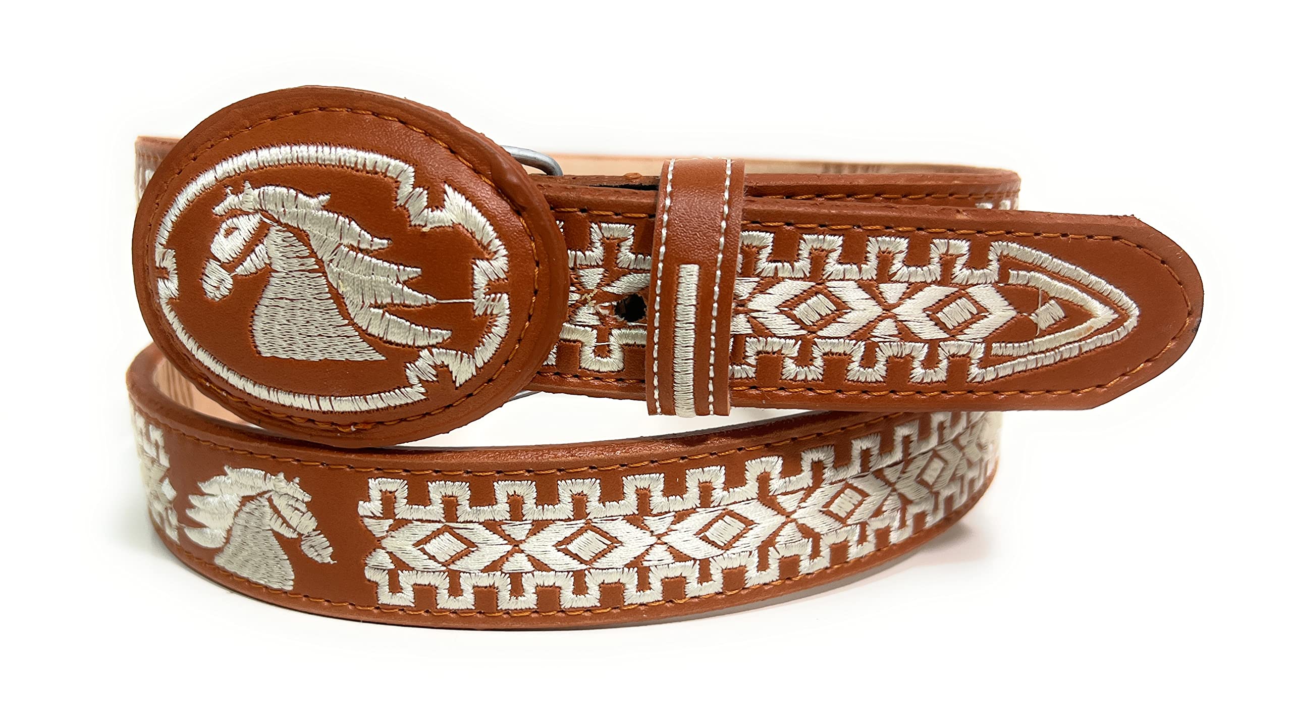 Boys Charro Belt, Cinto Charro Bordado, Kids Embroidered western Belt (22)