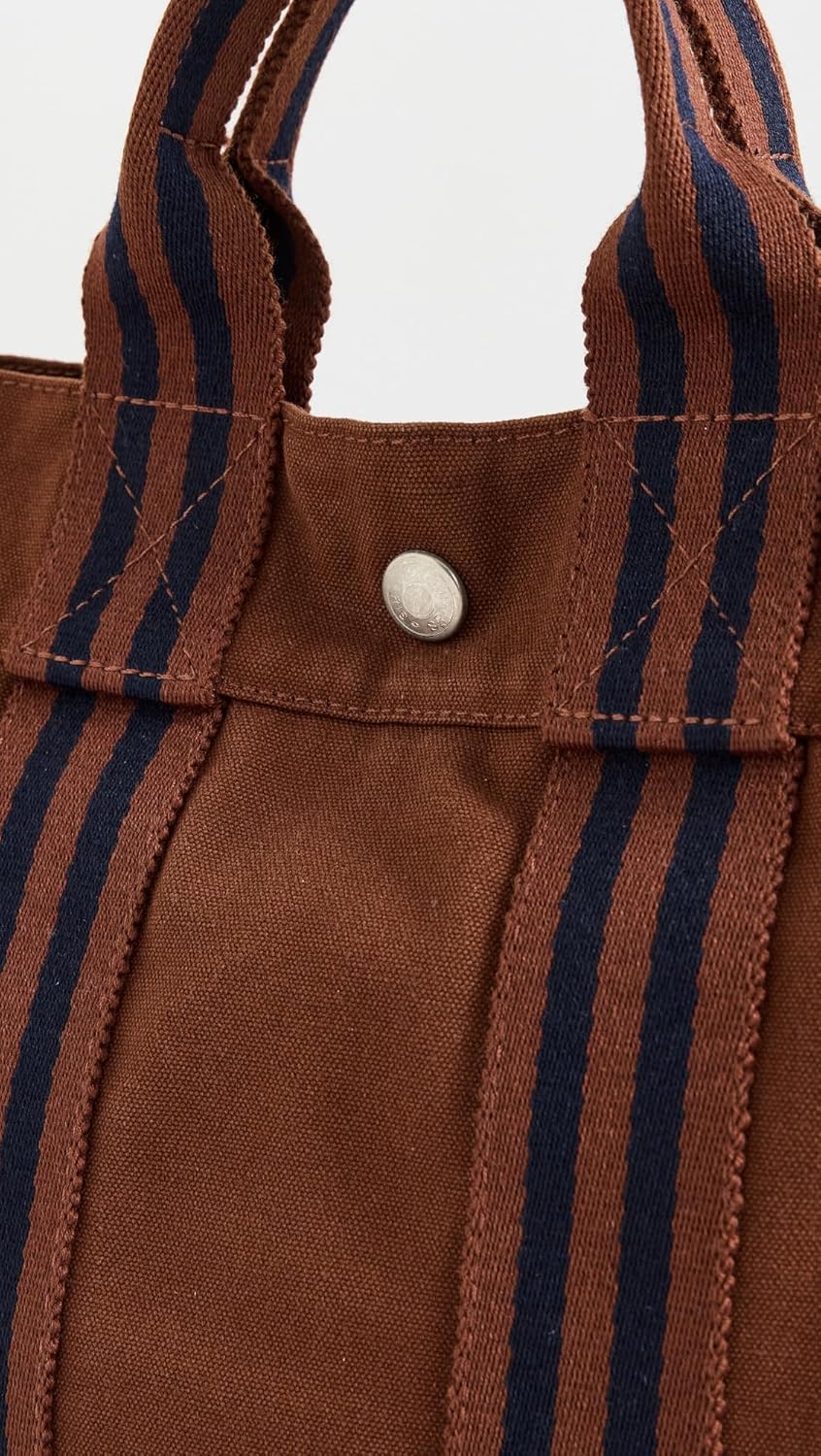 Women's Pre-Loved Hermes Handbag, Canvas - Image 4