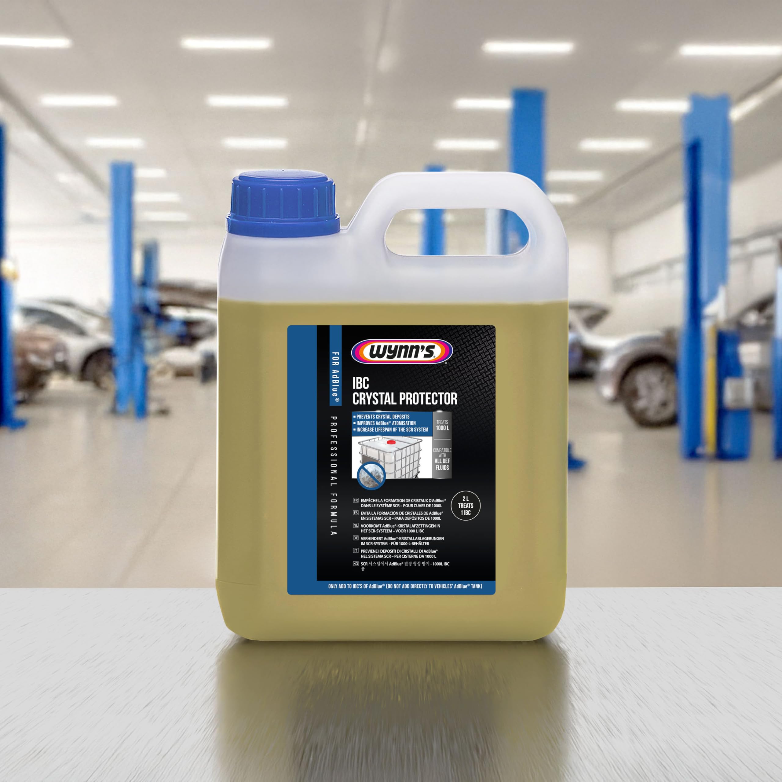 Wynn's IBC Crystal Protector AdBlue IBC-Behandlung für SCR-Systeme -2L | Verhindert Kristallbildung - Hält SCR-Systeme Sauber und Effizient - Verbessert die Sprühqualität