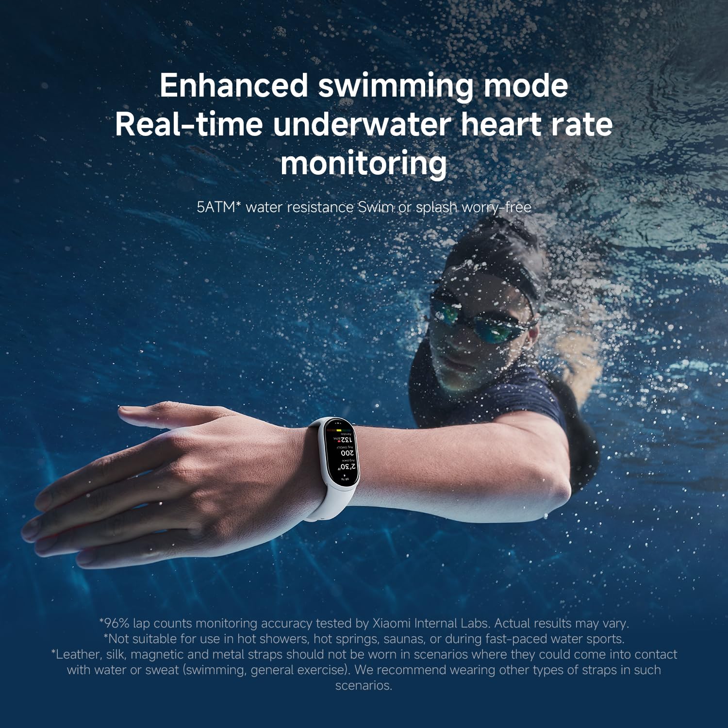 Xiaomi Mi Smart Band 10 (2025) Global Version - 1.72" AMOLED Display | 21 Days Battery Life | Touchscreen, Multi-Sport Tracker, Activity Tracker, Heart Rate Monitor | BT5.4 - (Midnight Black)