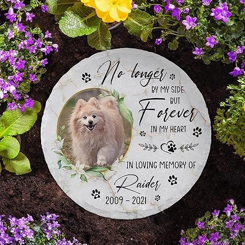Miniatura 5 de Piedras conmemorativas personalizadas para mascotas, regalos conmemorativos para mascotas, decoraciones de tumbas para cementerios, regalos