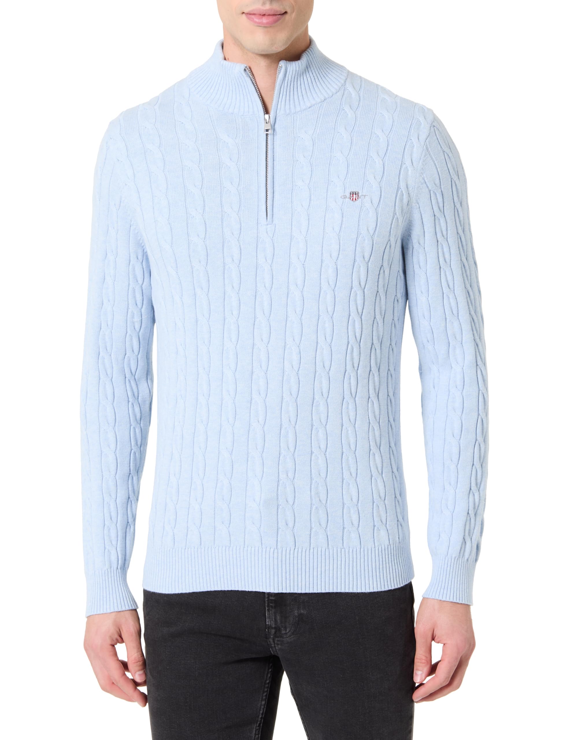 Gant Cotton Cable Half Zip