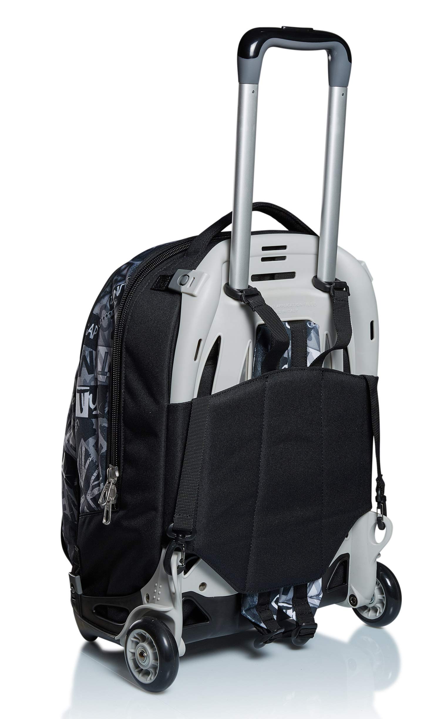 Seven Trolley New Tech, 3 in 1, Zaino Sganciabile, Per bambini e ragazzi, Scuola & Viaggio, Tempo libero