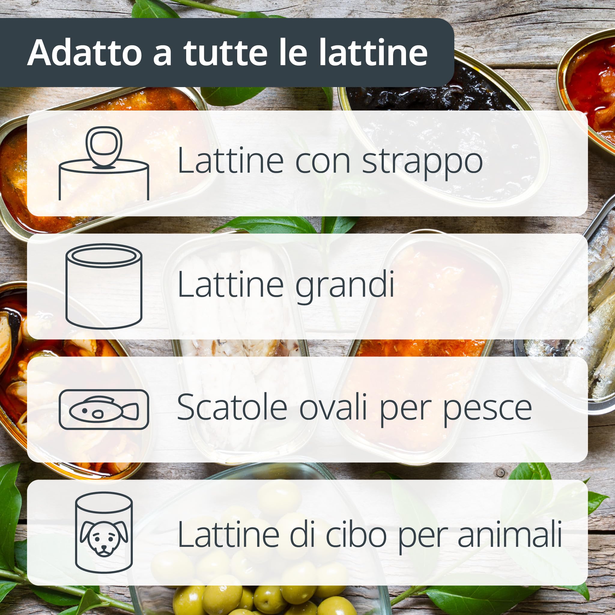 ADE Apriscatole elettrico professionale con magnete e gancio, per anziani, batterie incluse