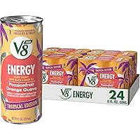 Vista 11 de V8 Energy Zero Sugar Cherry Lime - Bebida energética de 8 onzas líquidas (paquete de 6)