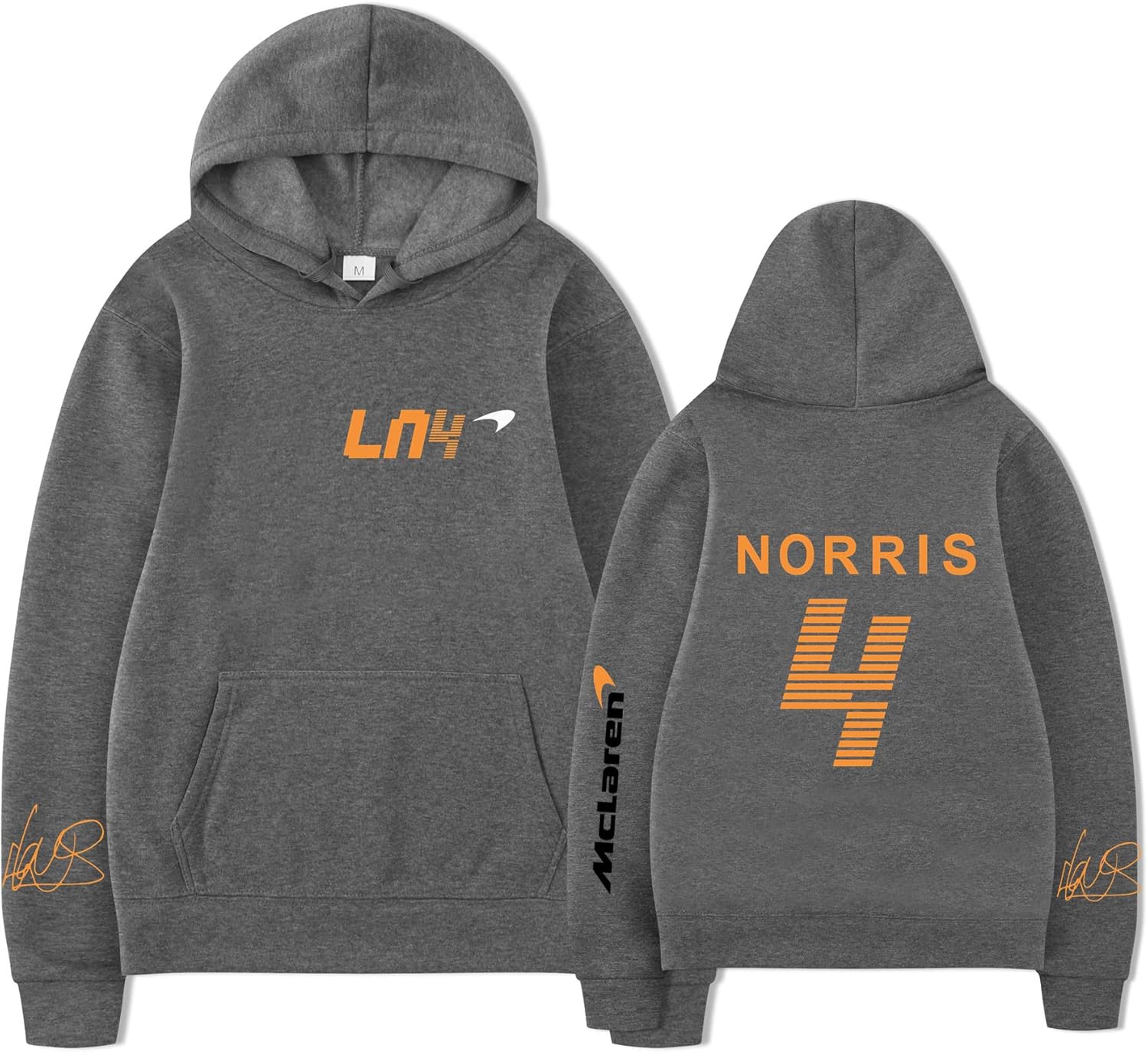 TYI Unisex Lando-Norris Hoodie Sweatshirt Harajuku Cartoon