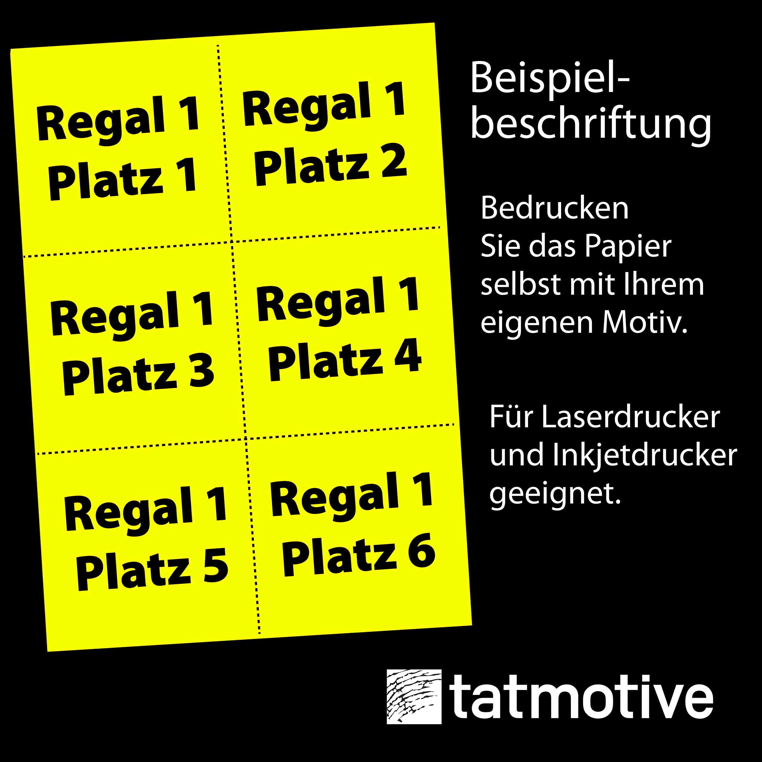 Neonpapier EXTREEEM Grell NEON Gelb 1000 Blatt DIN A4, 80 g/qm Briefpapier, Leuchtpapier Party Deko Bastelpapier