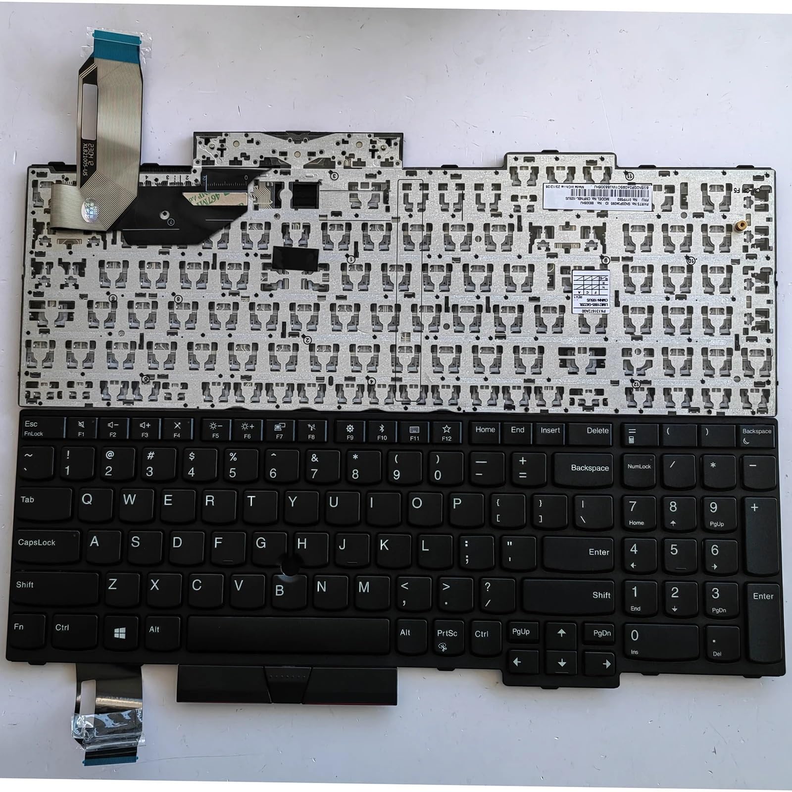 Clavier de remplacement US pour ordinateur Lenovo Thinkpad E580 L580 T590 TP00104A - 5