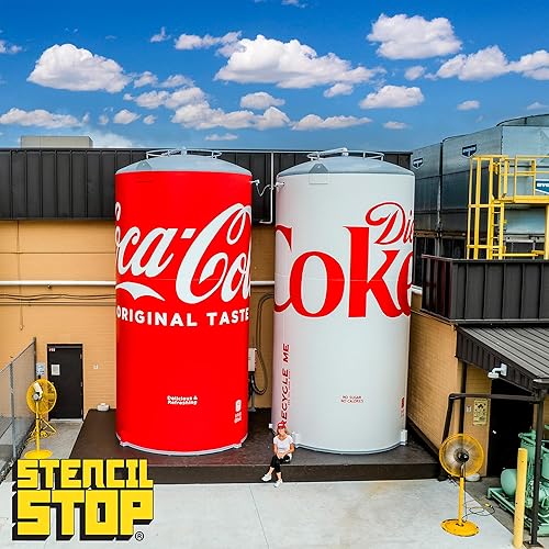 Miniatura 6 de Stencil Stop Plantillas personalizadas para pintura en aerosol, personalizables para logotipos, negocios, imágenes, plástico Mylar de 0.55 pulgadas