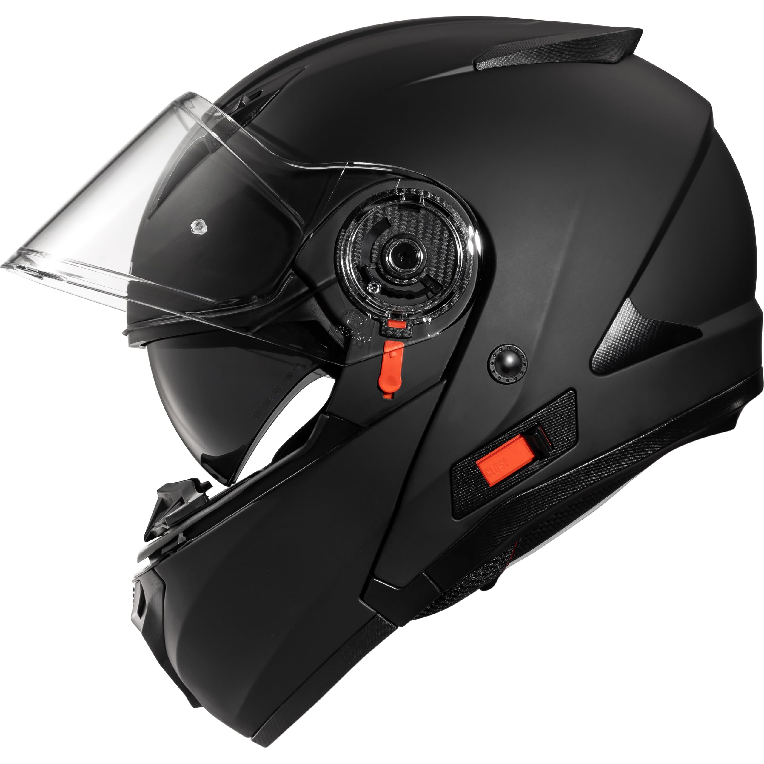 Nexo Klapphelm Basic III - Thermoplast - 1.700g - Inkl. Sonnenblende Motorradhelm Rollerhelm Motorrad Helm