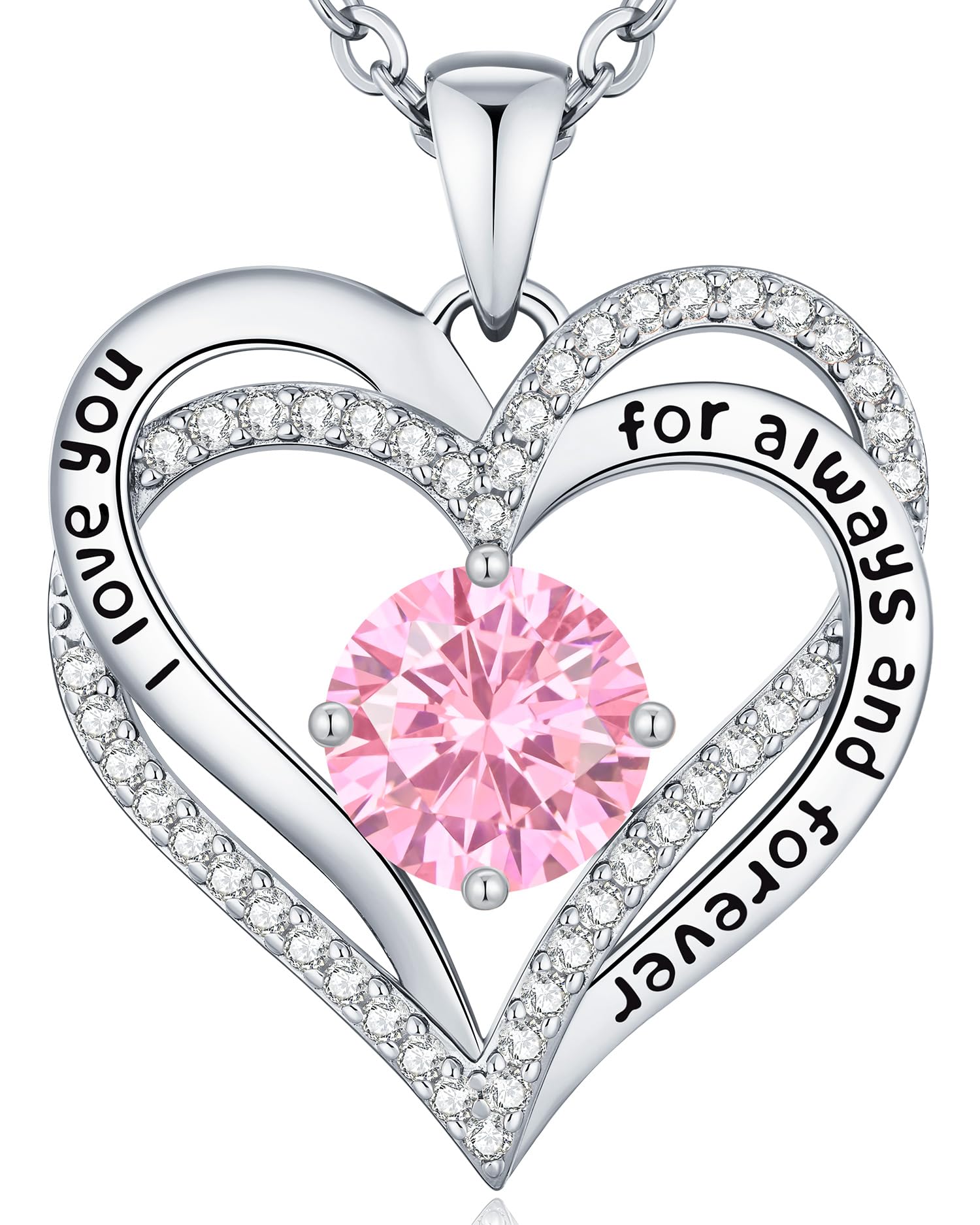 Rose Gold Heart Pendant Necklace