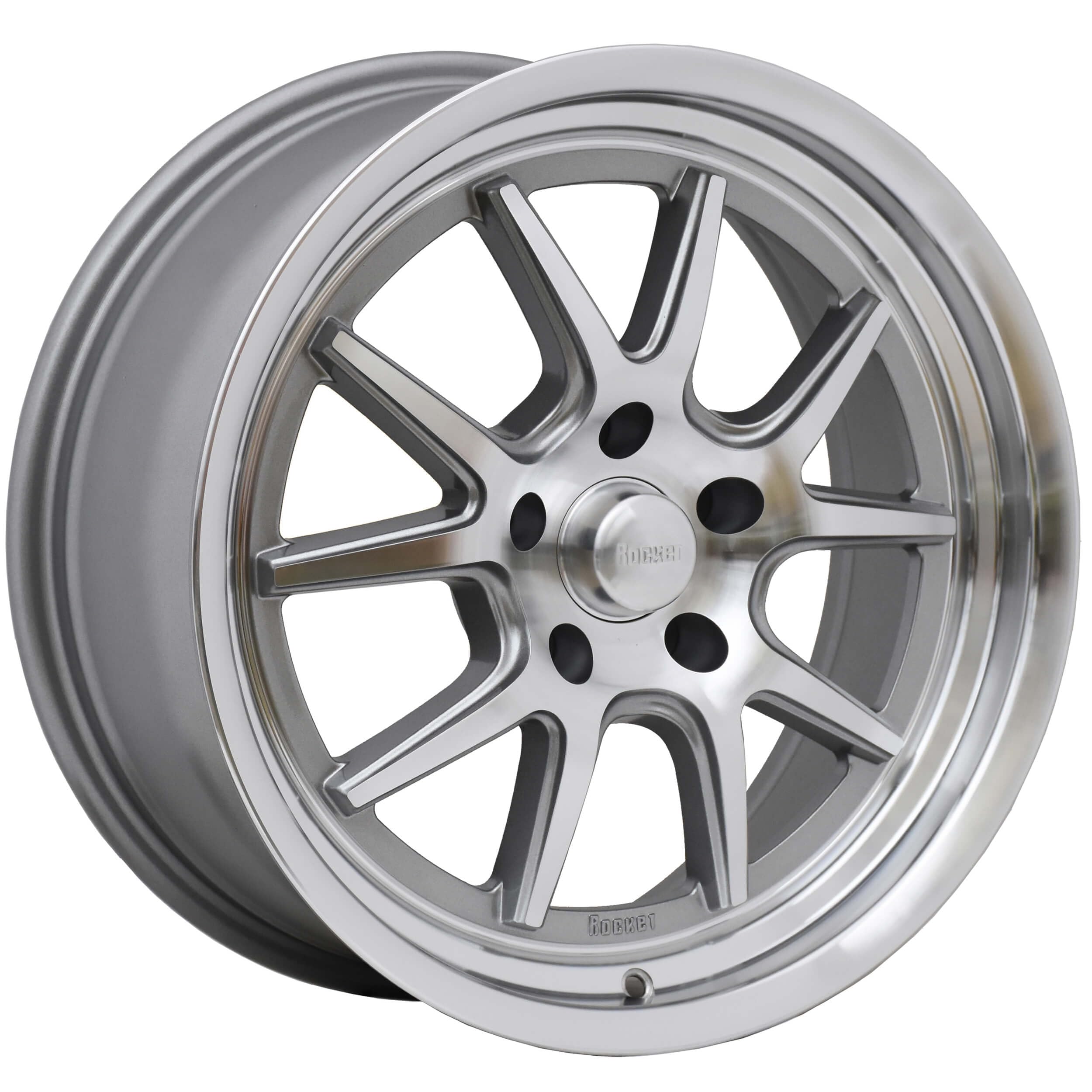 Rocket Racing Wheels TTR19-886150 18x8 Attack Machined 5x4.75 5.0 bs