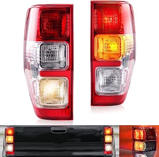 Rear Tail Light with Light Bulb Fit for Ford Ranger XLT XL T6 T7 Ute Hi-Rider 2012 2013 2014 2015 Tail Lamp (Left and Right Side)