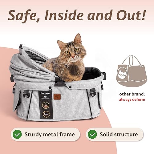 Miniatura 3 de Sway, asiento de automóvil para perro, asiento de automóvil y transportador para perros pequeños y medianos, asiento elevador de asiento de