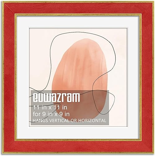 Miniatura 43 de Marco de gamuza de 10 x 13 pulgadas, marco individual, elegante marco verde de 10 x 13 pulgadas con paspartú para fotos de 8.5 x 11 pulgadas, para