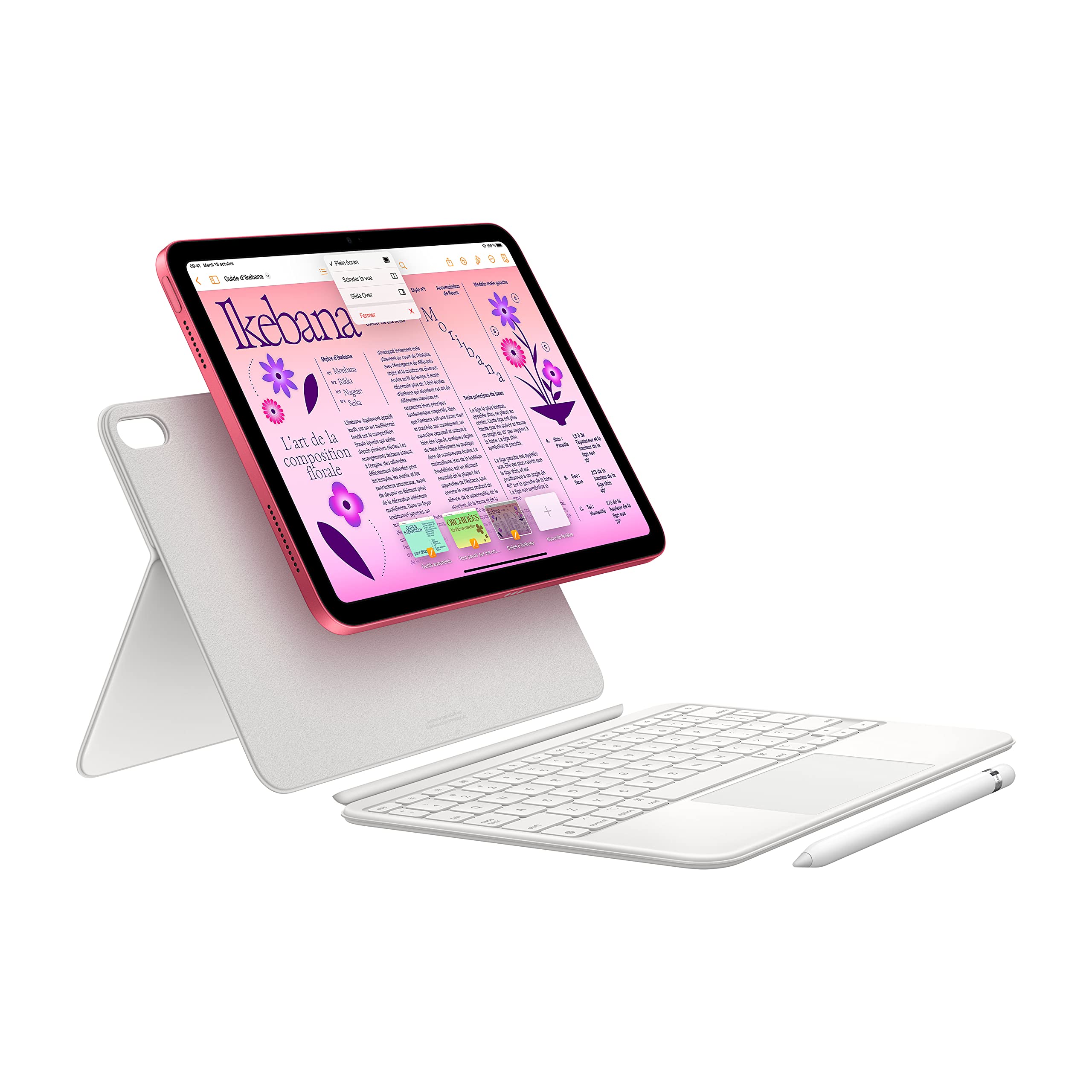 2022 Apple iPad (10.9-zoll, WiFi, 64GB) Rosa (Generalüberholt)