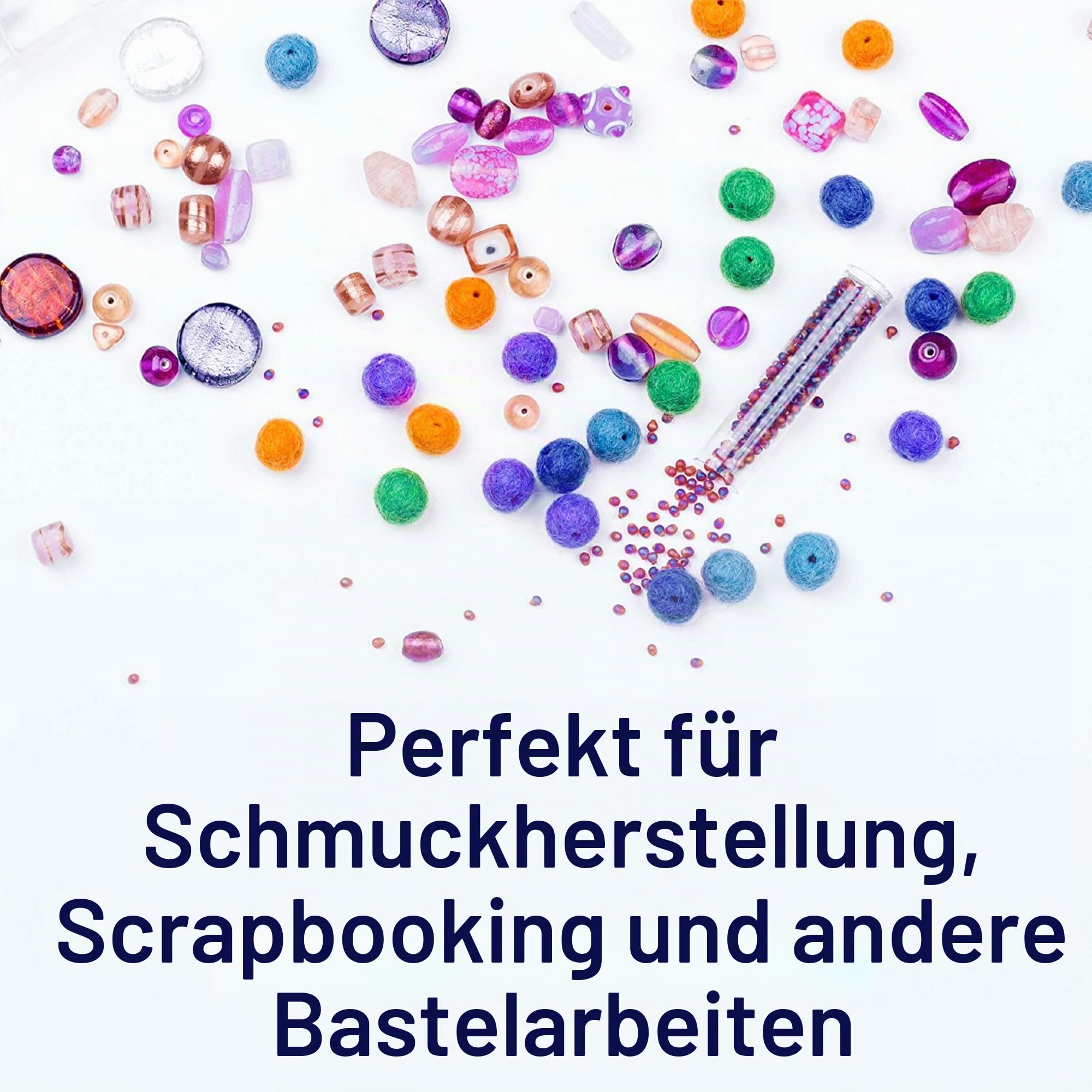 Elizabeth Ward Aufbewahrungs- und Perlen-Organizer mit 42 unterschiedlich großen Behältern, 45-teilig, sortiert, tragbar, 2 Stück