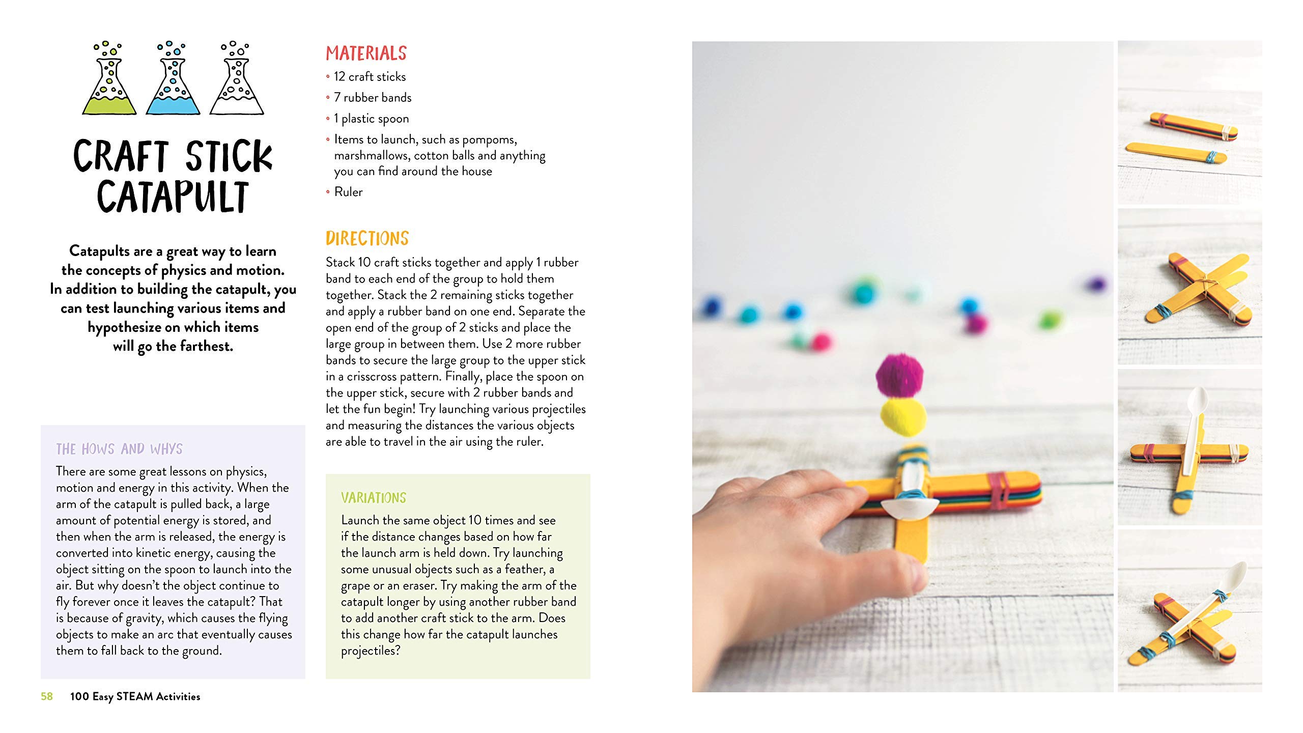 100 Easy STEAM Activities: Awesome Hands-On Projects for Aspiring Artists and Engineers 2