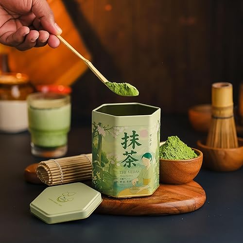Miniatura 2 de The Vedas Té Matcha de grado imperial UJI Kyoto elaborado por Hamayen Vikshuva ()  de Uji Kyoto  1.76 oz