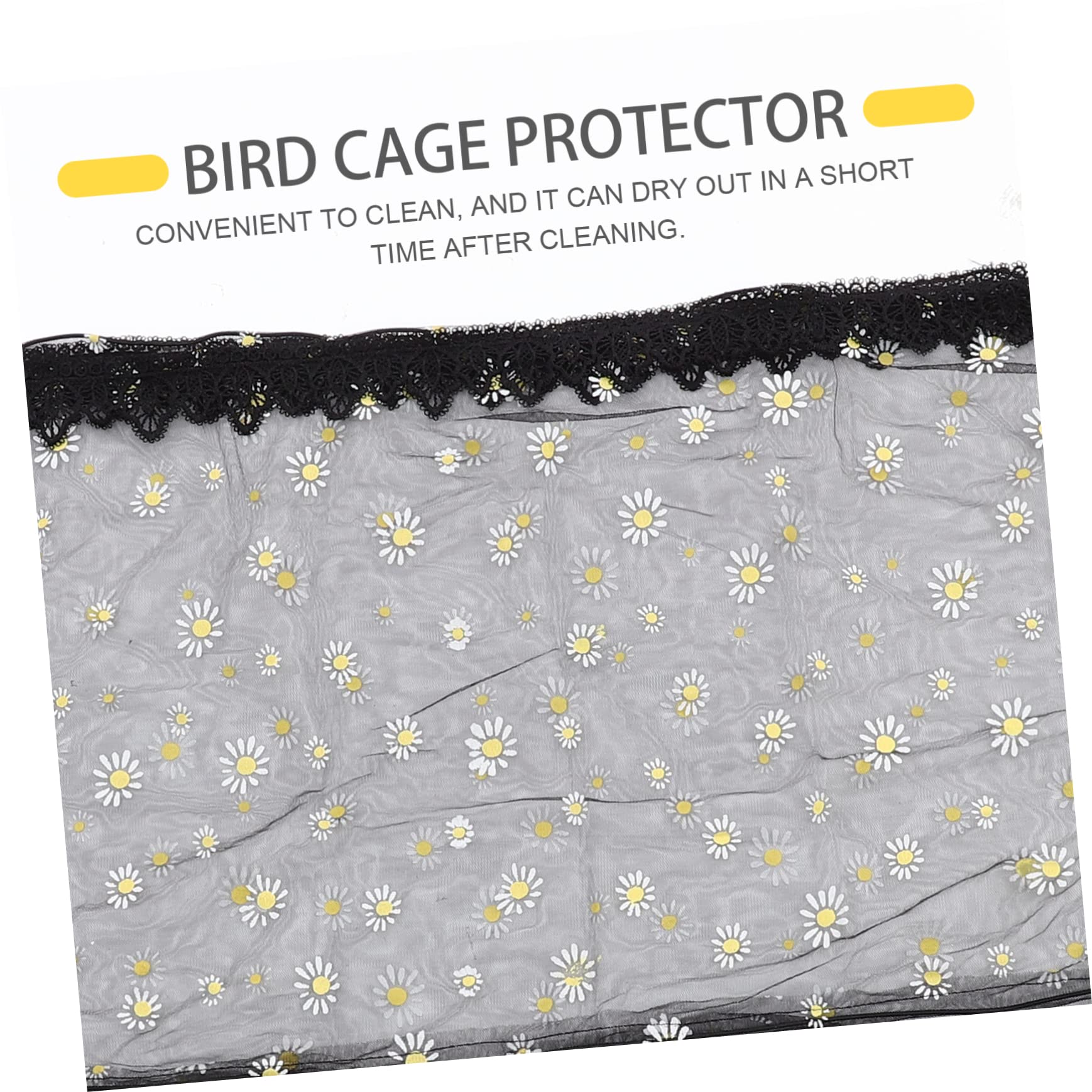 DOITOOL 4piezas Cubierta De Jaula De Pájaros Malla Transpirable Protección Polvo para Accesorios De Jaula para Aves Domésticas