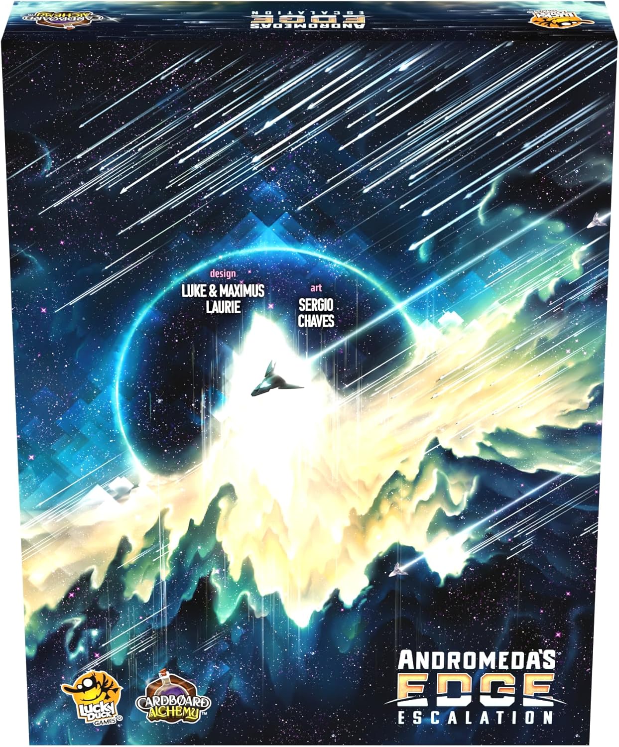 Lucky Duck Games Andromeda's Edge Escalation Expansion | Strategy Game Includes Additional Player Factions and Modules | 1-5 Players, Ages 14+ | Duration 40-200 Minutes