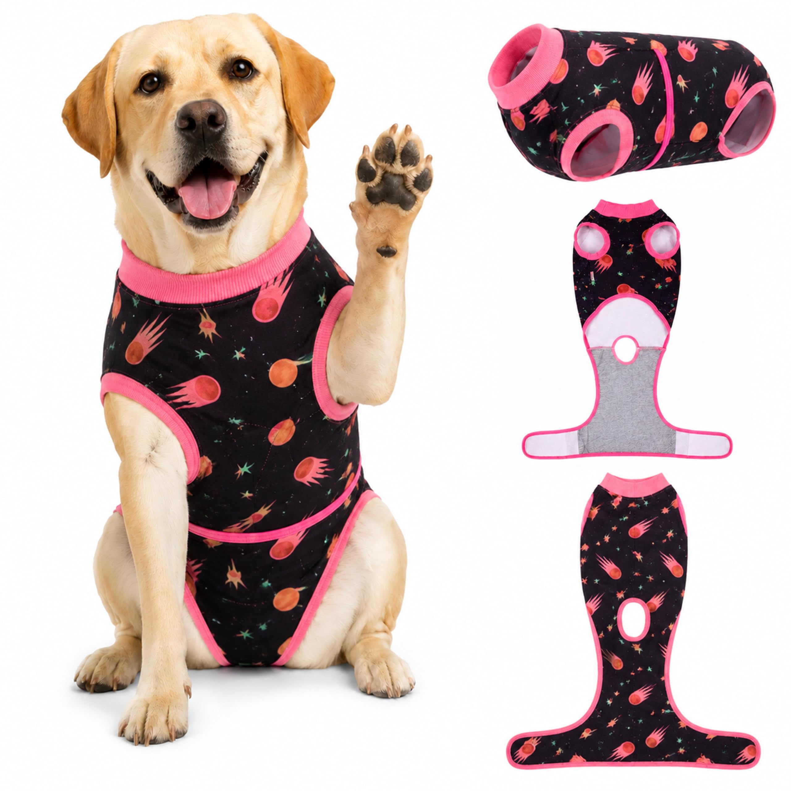 Chemise de récupération pour chien contre le léchage des plaies