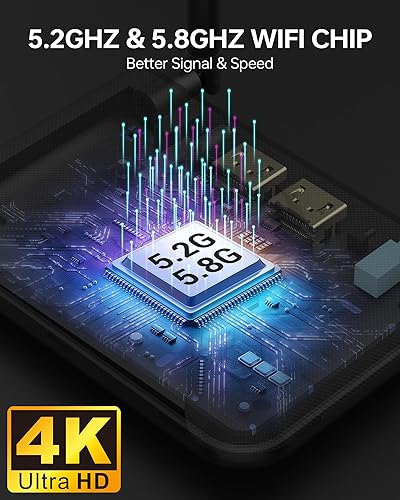 Miniatura 5 de Transmisor y receptor HDMI inalámbrico 4K, no para 2160i, 820 pies, doble 5GHZ, 1 TX a 3 RXS, 4 juegos simultáneamente, extensor IR compatible,