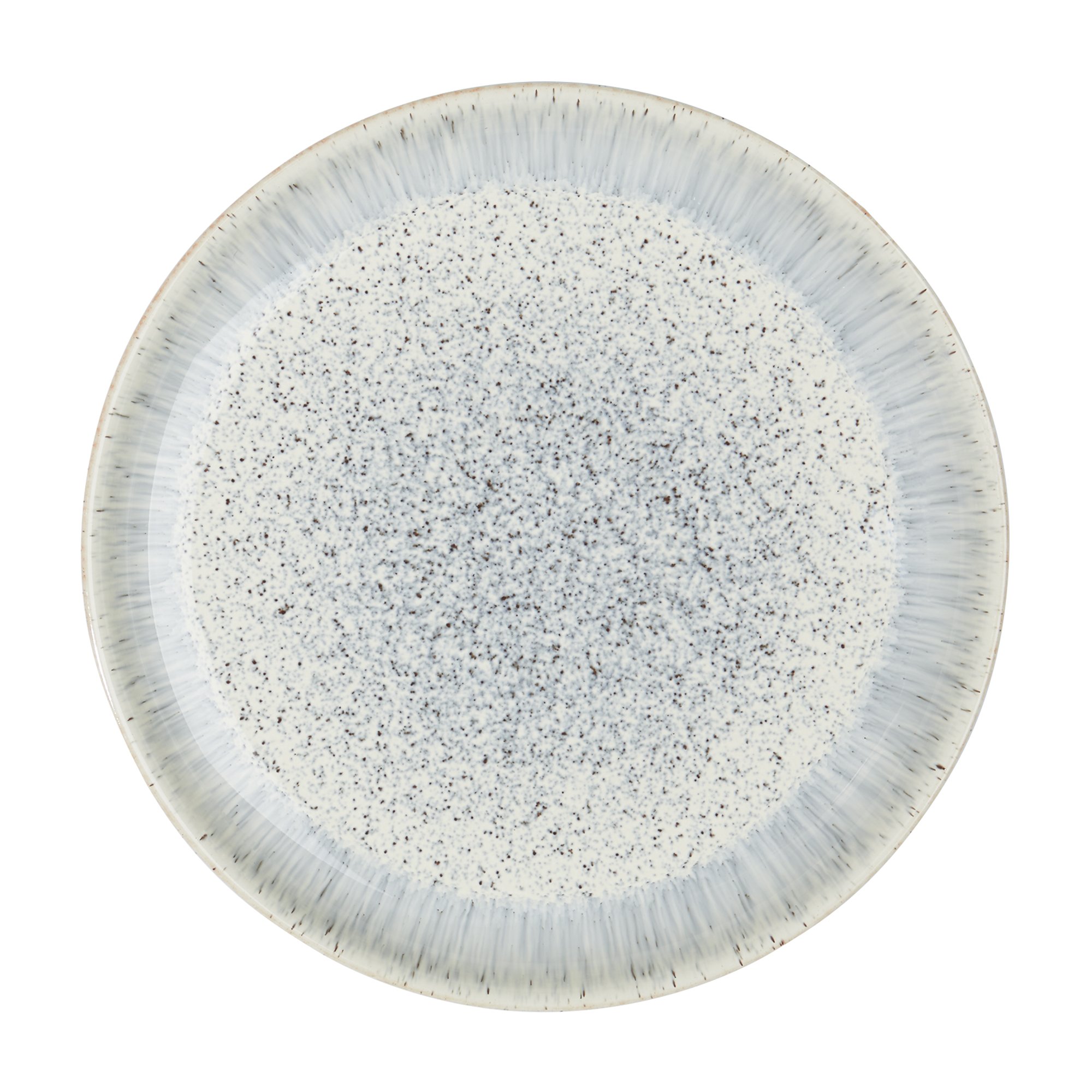 Denby Halo Speckle Coupe Dinner Plate