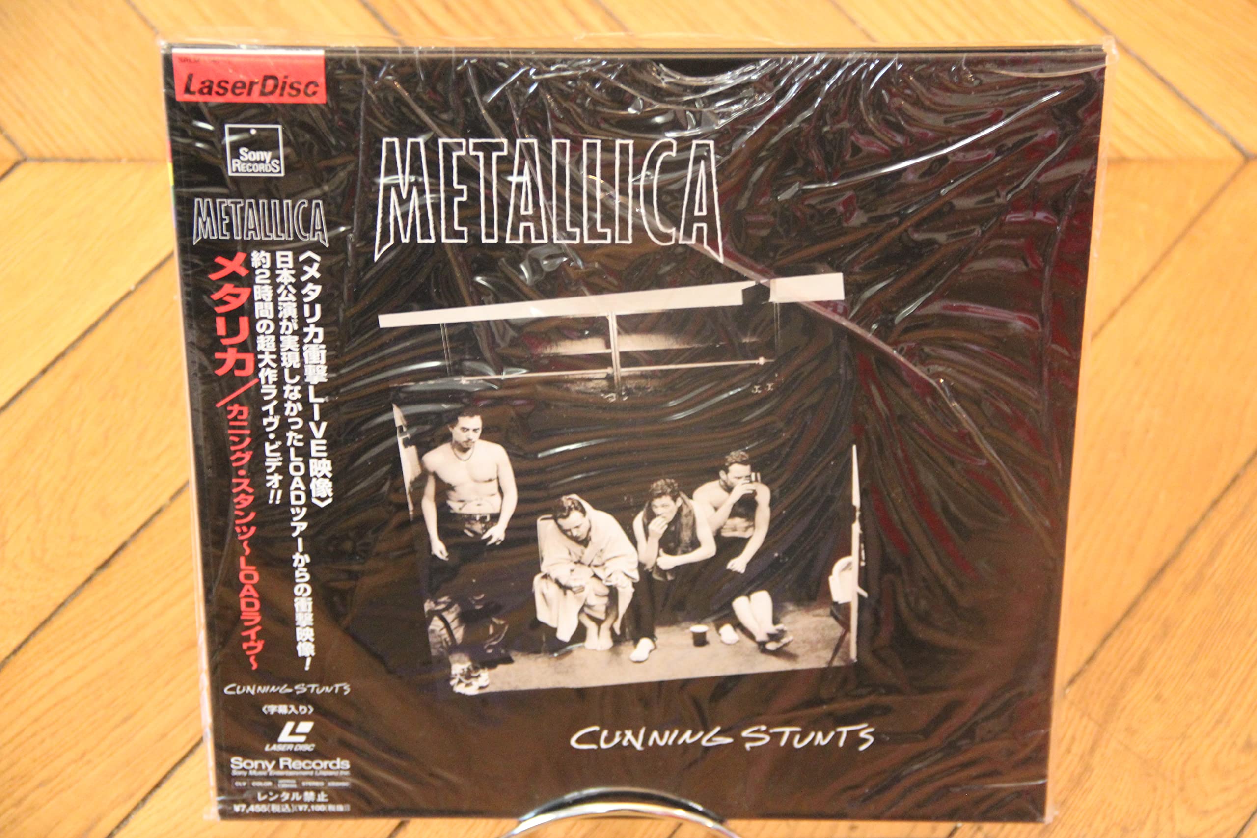 レーザーディスクLLICA Cunning Stunts Metallica: Cunning Stunts - Load Live 1998 Laserdisc LD NTSC