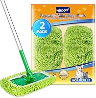 Vista 10 de KEEPOW Paños de limpieza en seco/húmedo para barredora Swiffer, almohadillas de microfibra reutilizables y lavables, repuesto para limpieza