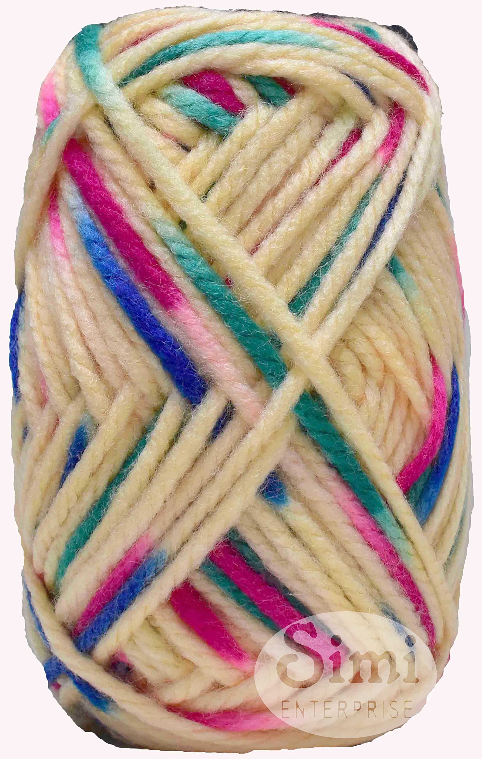 GANGA Knitting Yarn Thick Chunky Wool, Motu Buttercup 300 GMS Best Used with Knitting Needles, Crochet Needles Wool Yarn for Knitting.-BH Art-EDH
