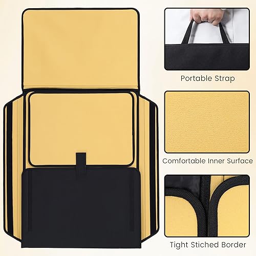 Miniatura 5 de KROFEM Tablero de rompecabezas de 1500 piezas con tecnología de compresión, tablero portátil con bandejas de clasificación y tablero desmontable,