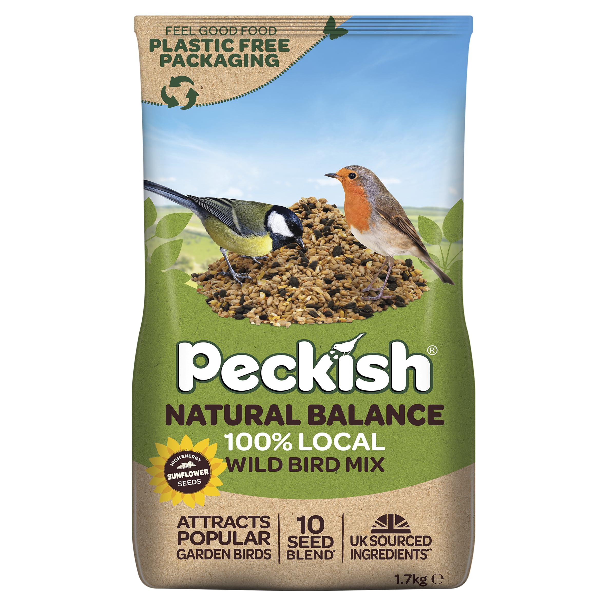 Peckish Natural Balance Seed Mix Wild Bird Food 1.7kg Box