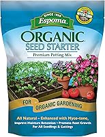 Espoma Organic Seed Starter Potting Soil Mix with Mycorrhizae - All-Natural for Seedlings, Cuttings & Organic Gardening, 8 qt