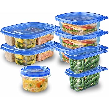 Ziploc Food Storage Meal Prep Containers With Smart Snap