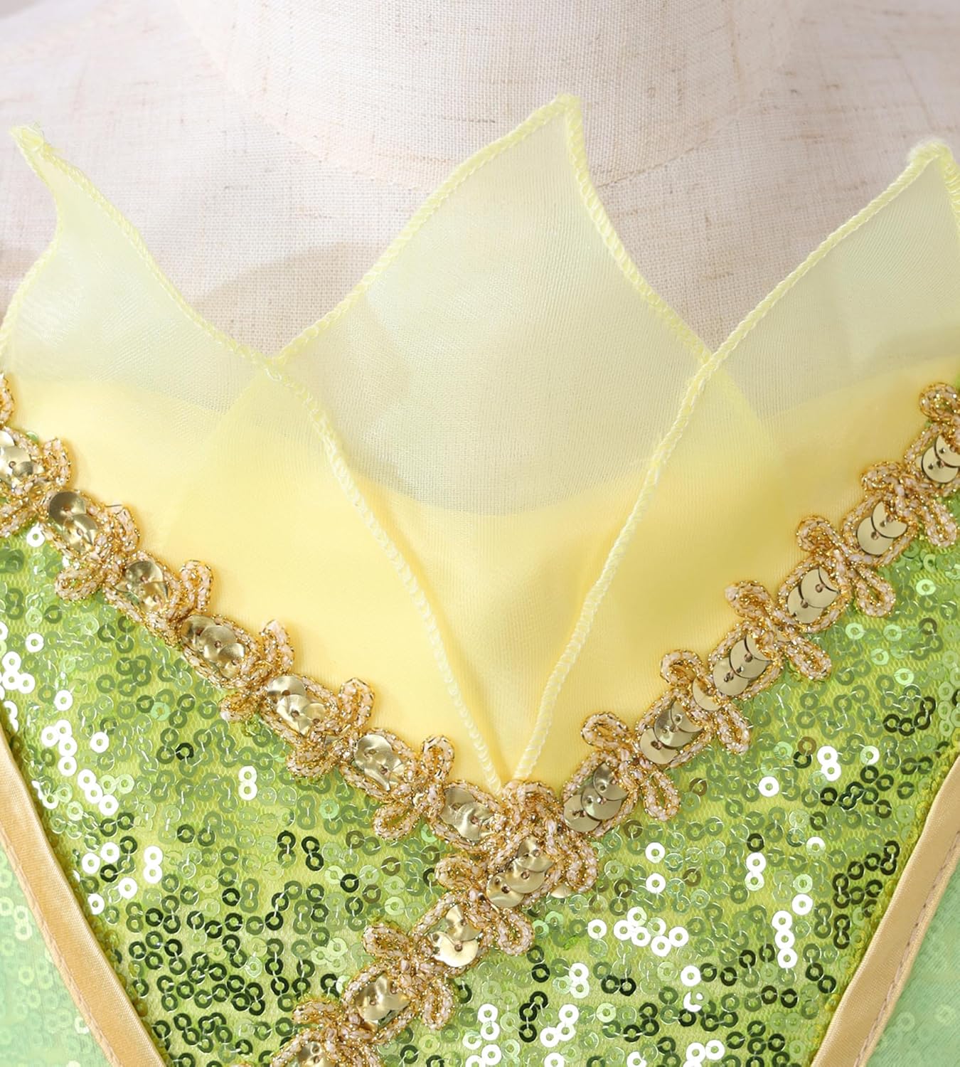 TYHTYM Deluxe Princess Costumes Little Girls Dress Kids Fancy Gown Cosplay Halloween Party 2-11T - Image 3