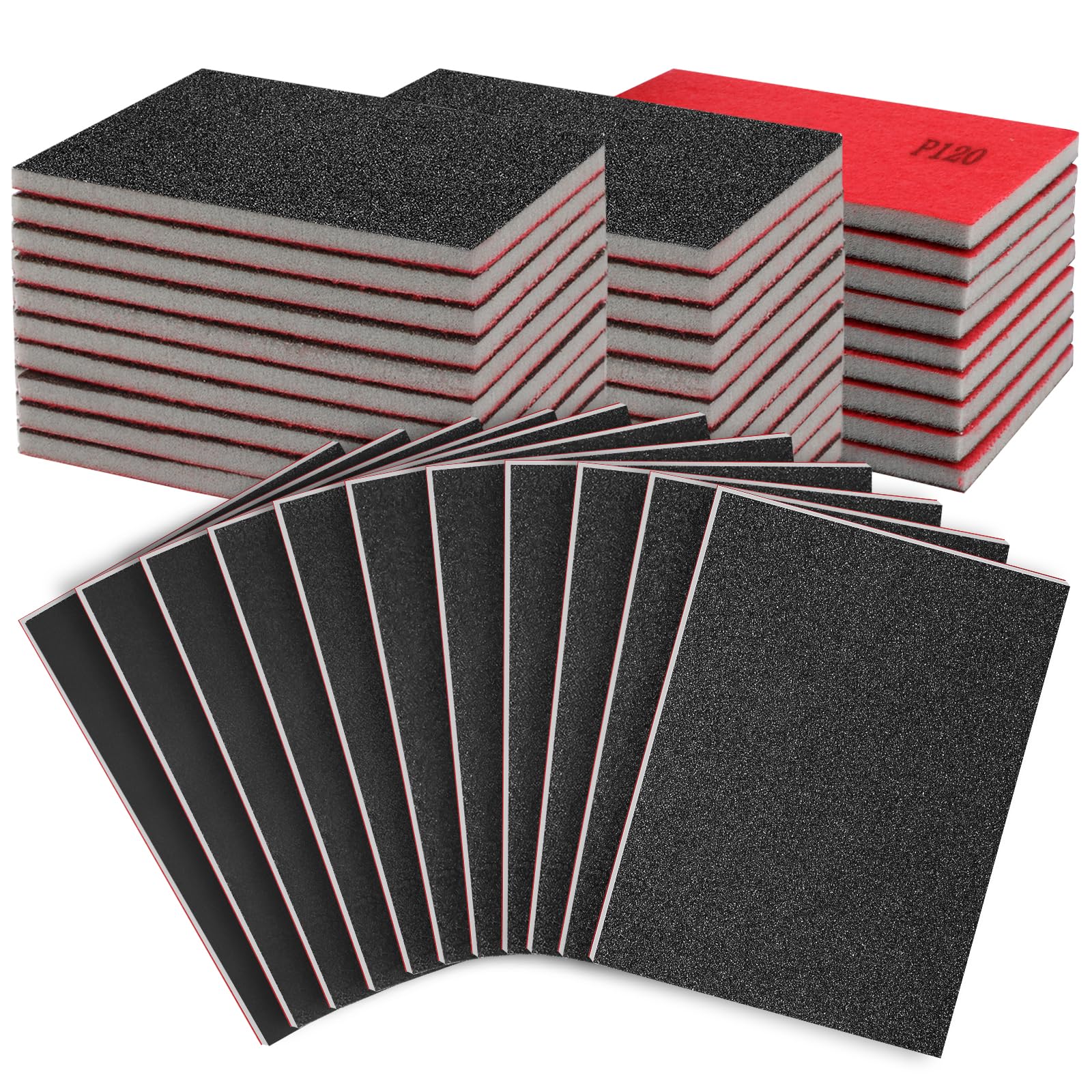 Mkobon Sanding Sponges - 27 Pcs Grit Set -9