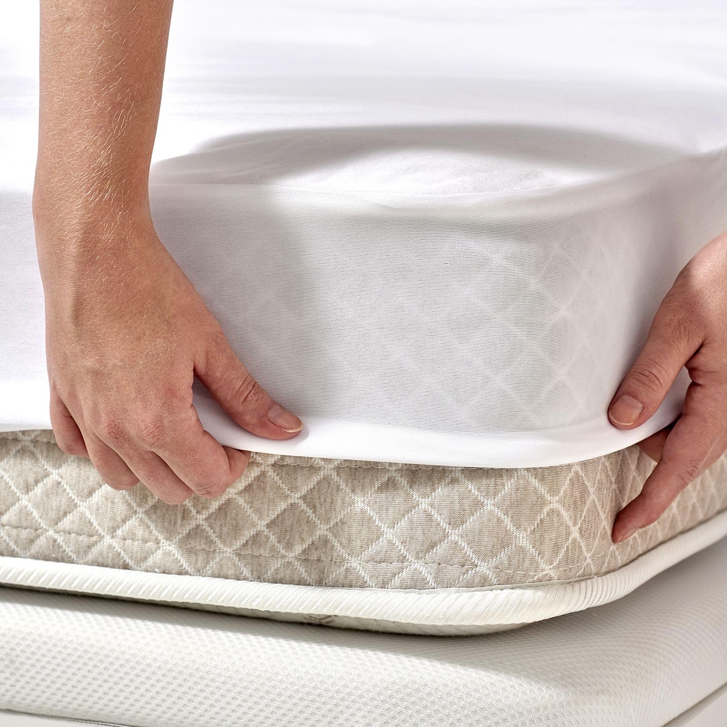 Pikolin Home - Wyjątkowo miękki ochraniacz na materac frotte (100% bawełna) z wodoodporną i oddychającą membraną Smartseal®