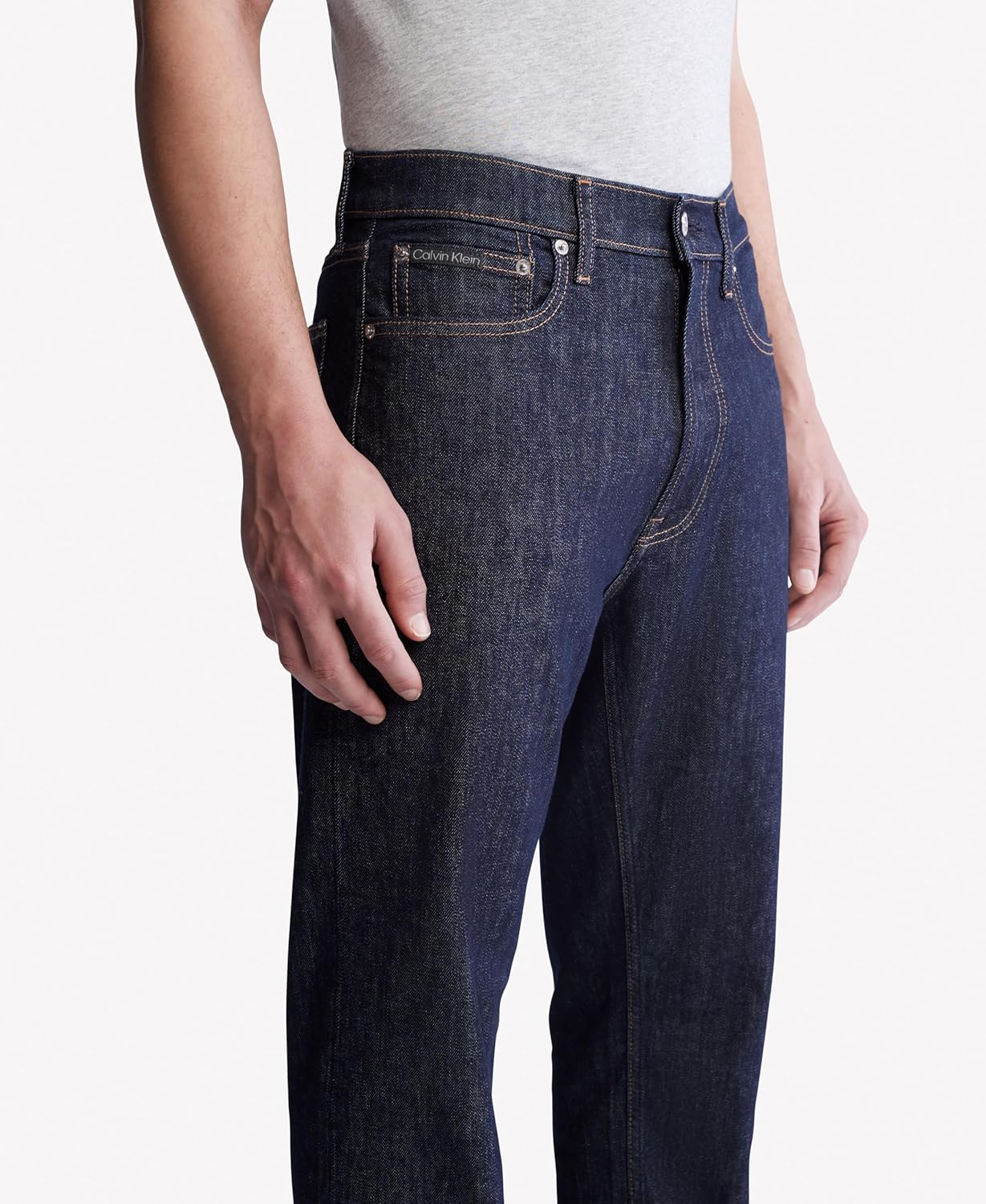 Calvin Klein Men's Straight Fit Jeans - Image 3