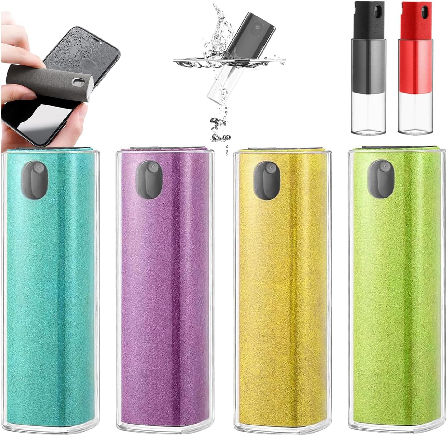 Pristine Screen Cleaner,Pristine Clean Screen Cleaner, Pristine Screens,Screen Cleaner Spray,for All Phones, Laptop and Tablet Screens (4 pcs- C)