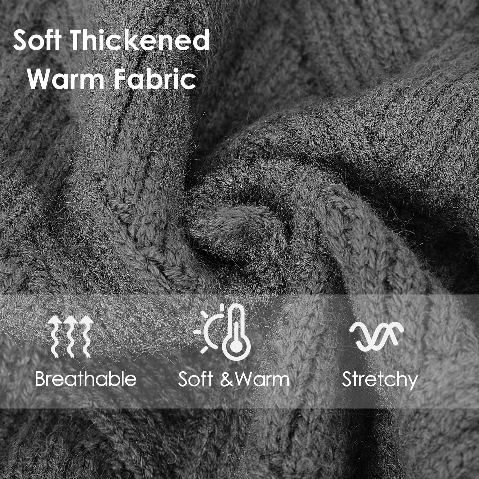 AOFITEE Maglione per Cani, Invernale Maglione Cane Taglia Grande Natale con Collo Alto, Morbida e Calda Croci Maglioncini Pet con Maniche, Maglioni Cani Grigio per Dobermann, 2XL