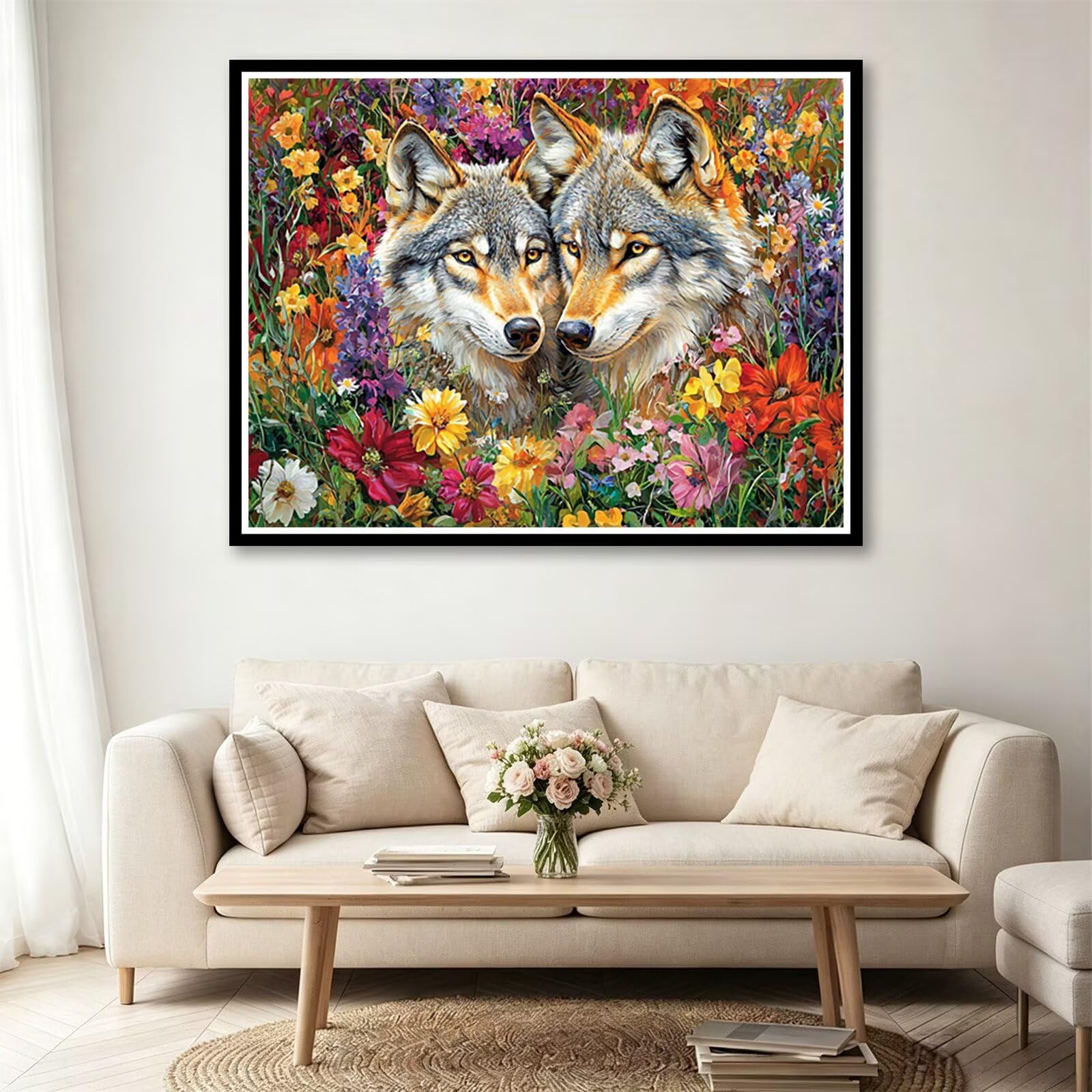 Diamond Painting Erwachsene Tier Diamant Painting Bilder 80x60 cm T0-1148