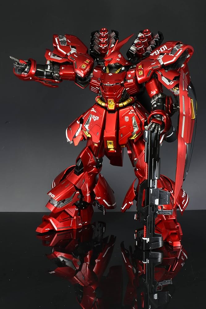 Amazon.co.jp: 塗装済完成 MG 1/100MSN-04サザビーVer.Ka LED
