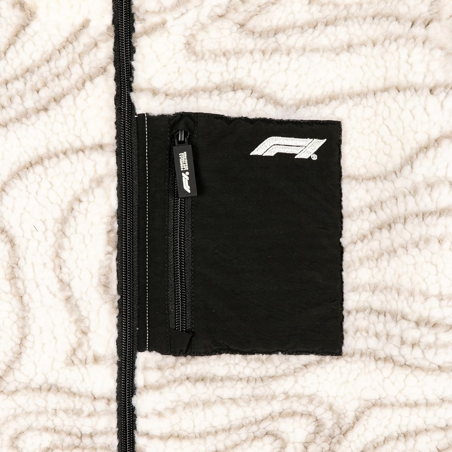 F1 Las Vegas Grand Prix Men's Desert AOP Map Polar Fleece Jacket