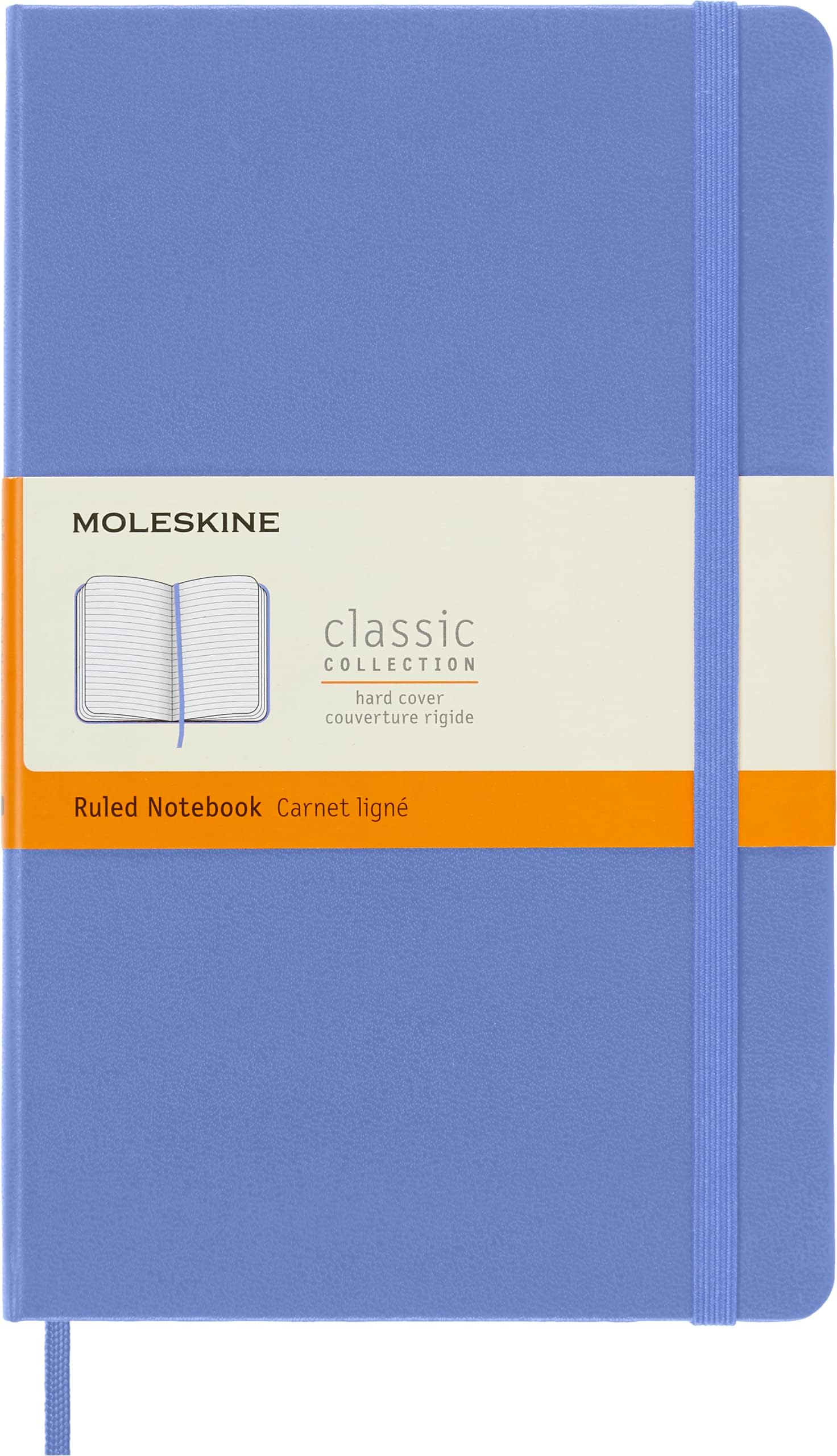 Moleskine Classic Ruled Paper Notebook, Soft Cover and Elastic Closure