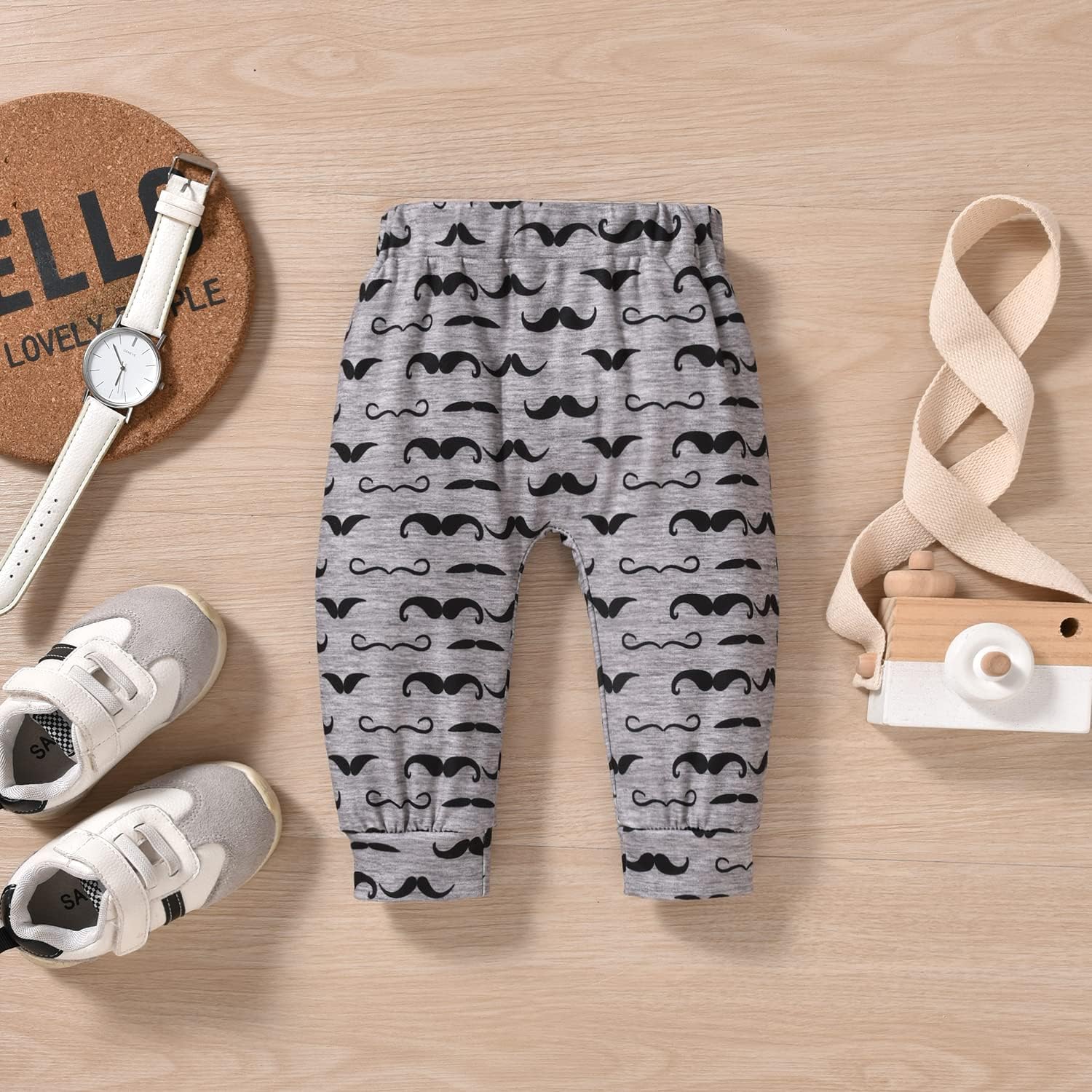 Aalizzwell Preemie Newborn Infant Baby Boys Clothes Bodysuit Romper Pants Hats Outfit Fall Winter Set - Image 5